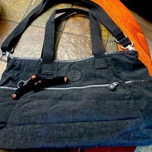 Kipling Black Medium/Large Tote Bag.